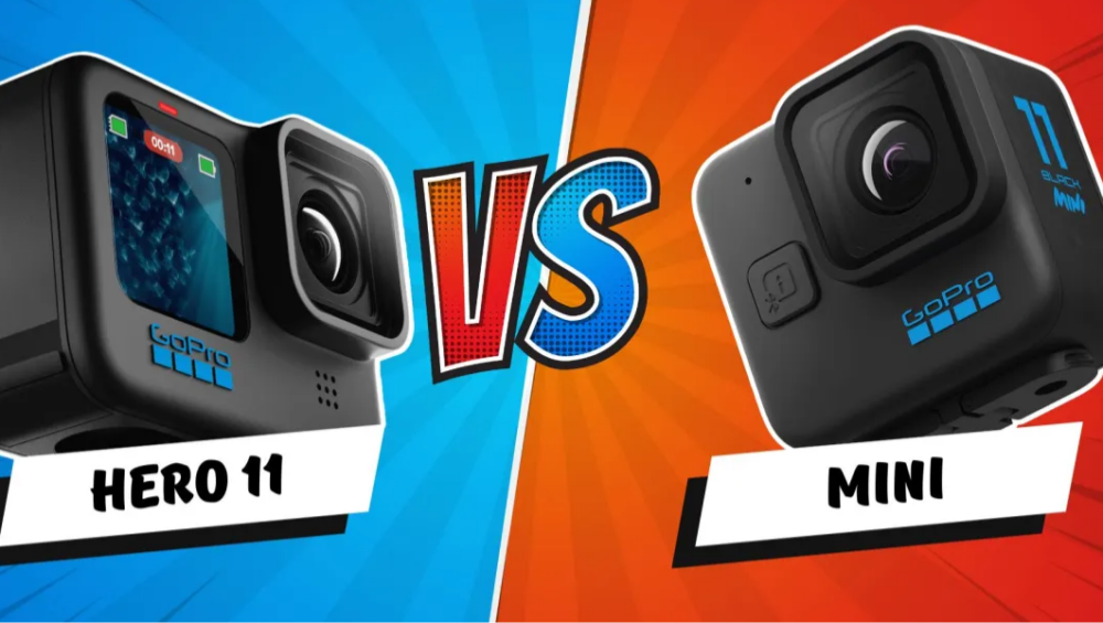 Comparison of GoPro Hero 11 Black vs. Hero 11 Black Mini - Key features and differences for choosing the perfect action camera for your needs.