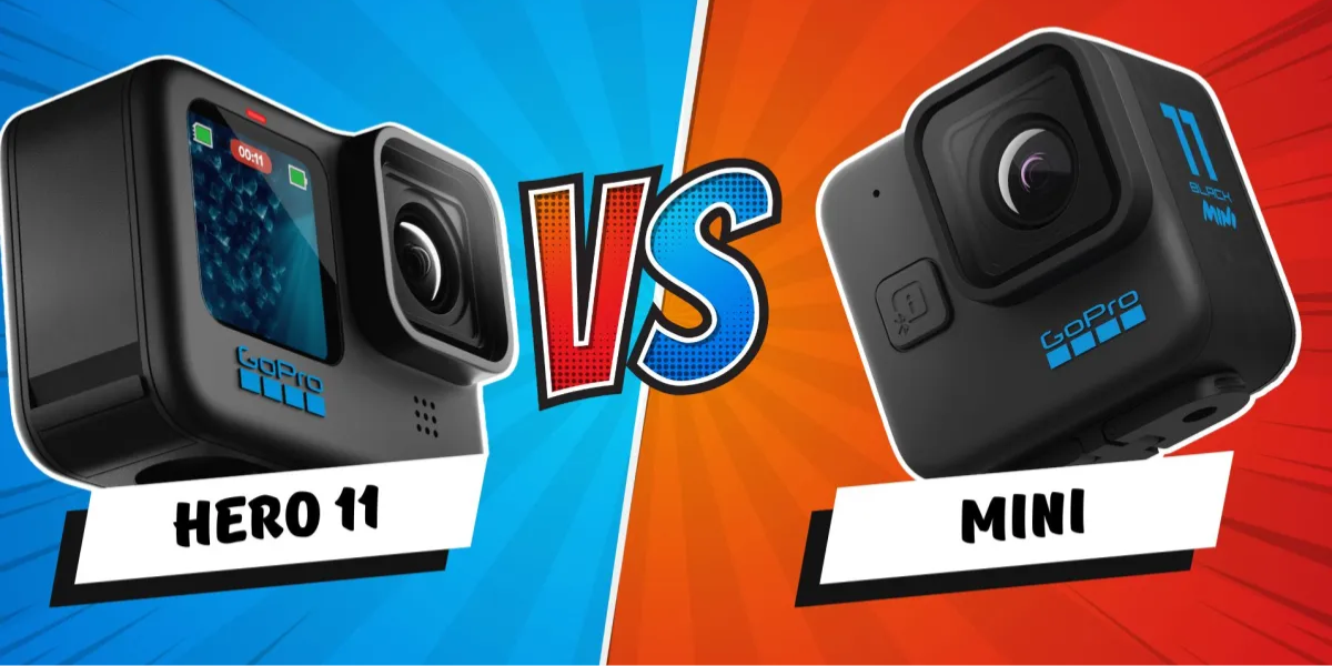 Comparison of GoPro Hero 11 Black vs. Hero 11 Black Mini - Key features and differences for choosing the perfect action camera for your needs.