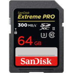 SanDisk 64GB Extreme PRO UHS-II SDXC Memory Card 300mb/Sec