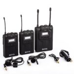BOYA BY-WM8 UHF Dual-Channel Wireless Lavalier Microphone