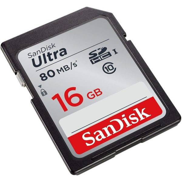 SANDISK ULTRA® SDHC™ 16Gb 80MBs Memory Card SANDISK ULTRA® SDHC™ 16Gb 80MB/s Memory Card - Image 1