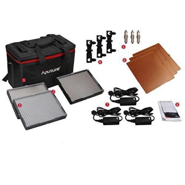 Aputure 528 LED Set 528KIT-CSW