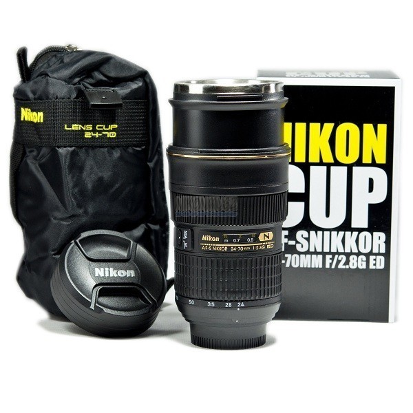 Nikon Zoom-ABLE Lens AFS 24-70mm f/2.8 Stainless Coffee Mug