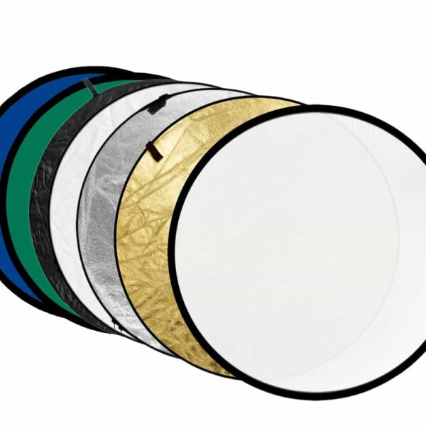 MULTI 110CM COLLAPSIBLE DISC 7-IN-1 PHOTOGRAPHY STUDIO LIGHT DIFFUSER REFLECTOR