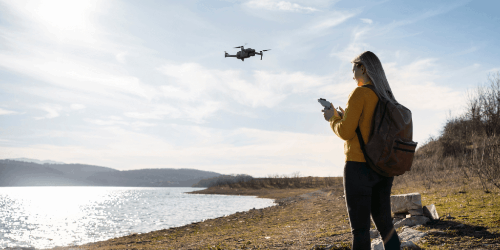 girl-flying-drone