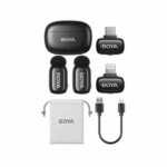 BOYA Mini 12 For ( Andriod Type C and I phone IOS ) Dual Wireless Microphone With Charging Case - Image 3