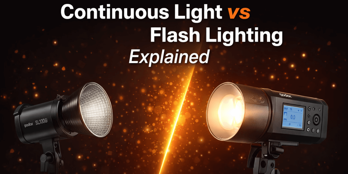 Continuous Light vs Flash Lighting Explained
