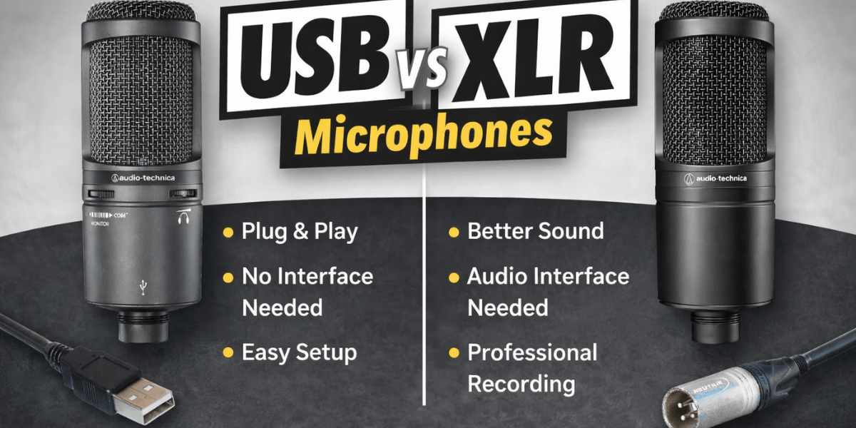 USB vs XLR Microphones