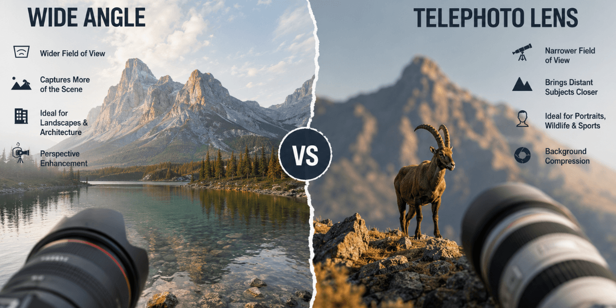 Wide Angle vs. Telephoto Lens Explained
