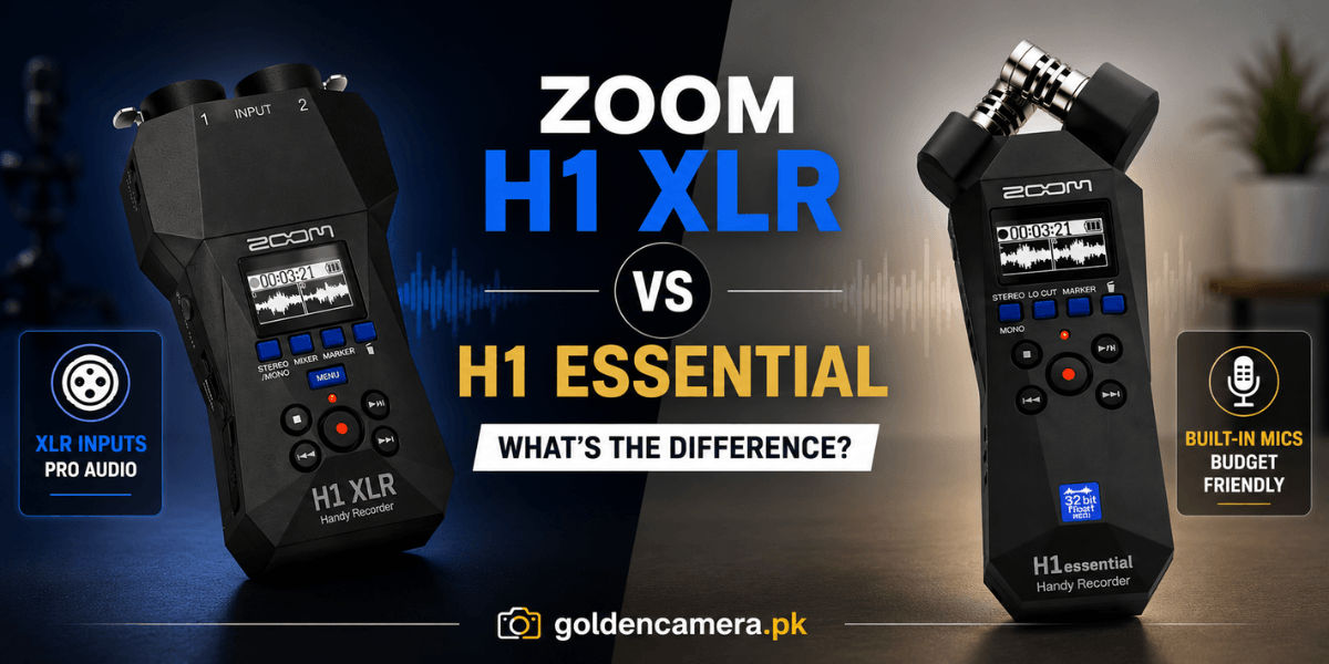 Zoom H1 XLR vs Zoom H1 Essential What's the Difference