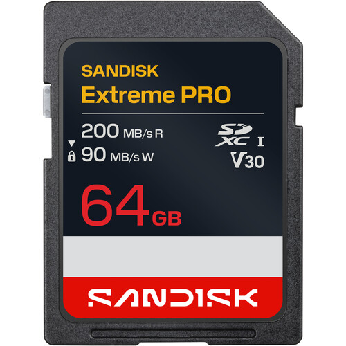 SanDisk 64GB Extreme PRO UHS-I SDXC Memory Card SanDisk 64GB Extreme PRO UHS-I SDXC Memory Card