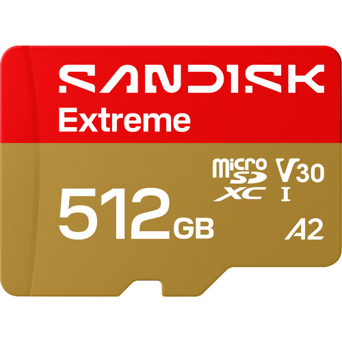SanDisk 512GB Extreme 200MB/s UHS-I microSDXC Memory Card - Image 1